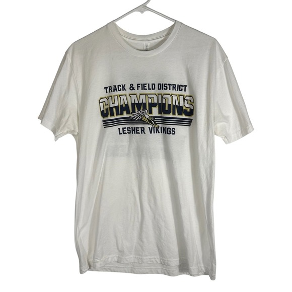 Next Level Apparel Other - Next Level Lesher Vikings Track & Field District Champions Graphic T-Shirt L